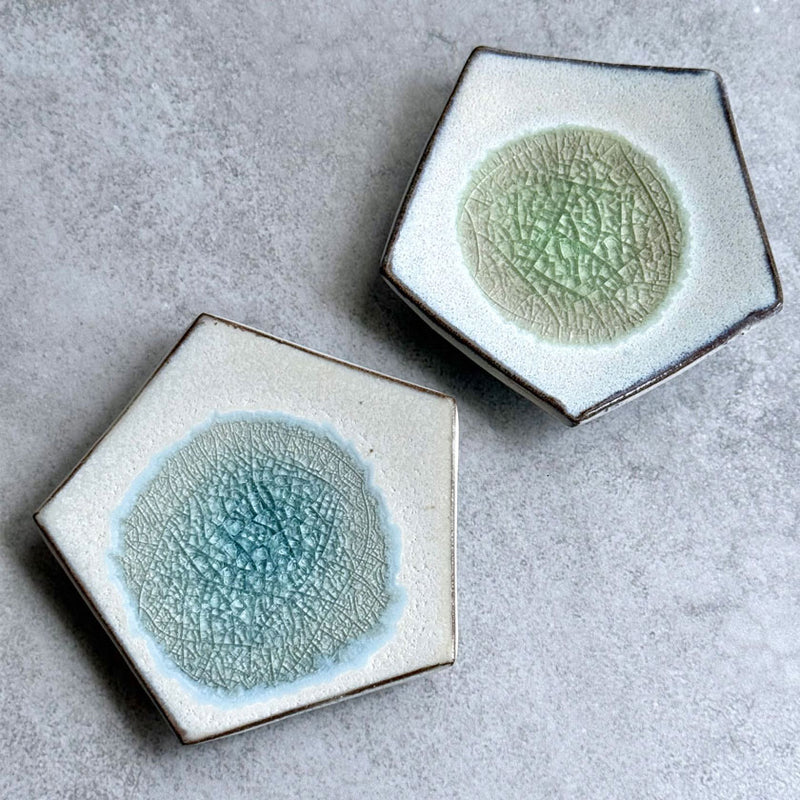 【皿】ガラス釉 豆皿 | 丹波焼 | 信水窯
