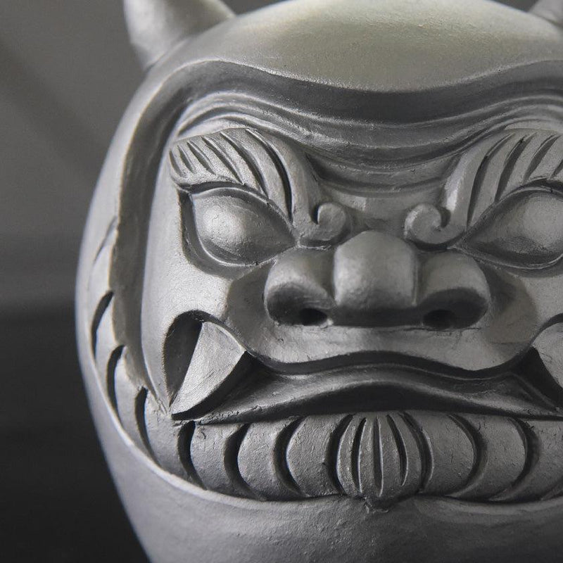 【鬼瓦インテリア】鬼達磨 Oni-Daruma 卓上 | 淡路鬼瓦 | 瓦廊