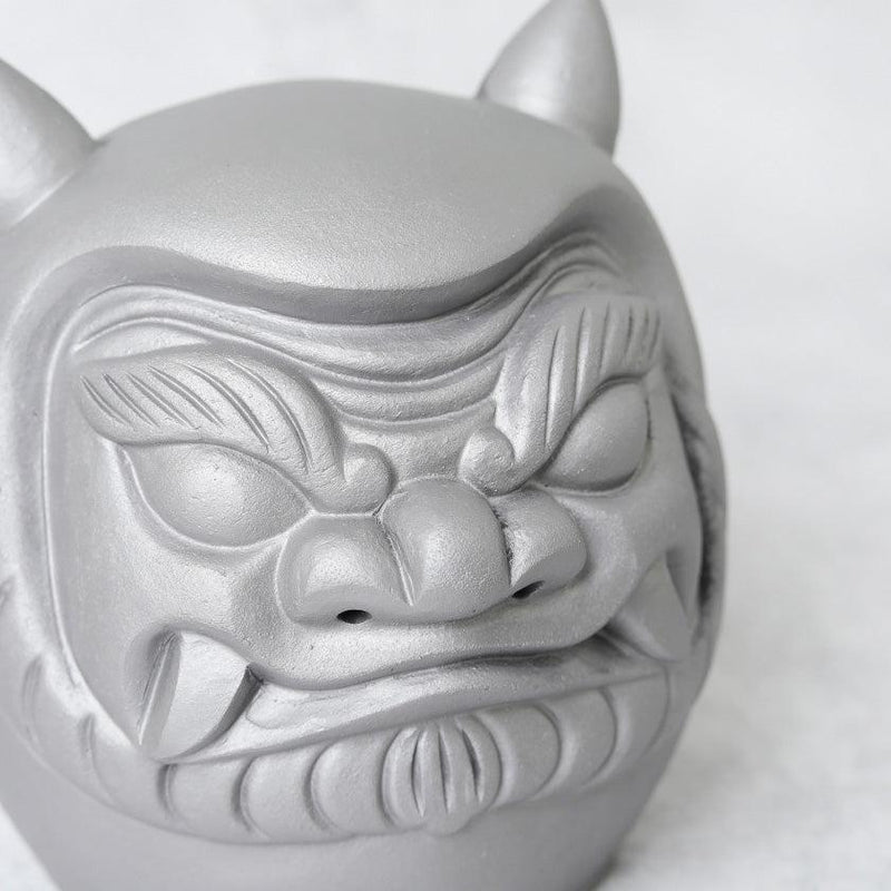 【鬼瓦インテリア】鬼達磨 Oni-Daruma 卓上 | 淡路鬼瓦 | 瓦廊