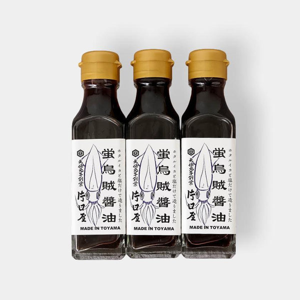 【醤油】蛍烏賊醤油 (3本セット) | みそ・しょうゆ醸造| 片口屋