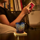 【江戸切子】菊繋ぎに籠目紋 オールドグラス | TABLEAU