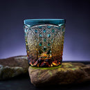 【江戸切子】菊繋ぎに籠目紋 オールドグラス | TABLEAU