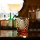 【江戸切子】菊繋ぎに籠目紋 オールドグラス | TABLEAU