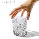 【江戸切子】菊繋ぎに籠目紋 オールドグラス | TABLEAU