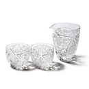 【江戸切子】菊繋ぎに籠目紋 酒器三点揃 | TABLEAU