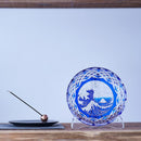 【江戸切子】富嶽三十六景「凱風快晴」「神奈川沖波裏」に福菱 飾皿 | TABLEAU