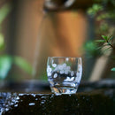 【江戸切子】富士山に鶴・桜 冷酒グラス | TABLEAU