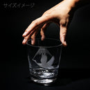 【江戸切子】富士山に鶴・桜 オールドグラス | TABLEAU