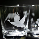 【江戸切子】富士山に鶴・桜 オールドグラス | TABLEAU