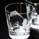 【江戸切子】富士山に鶴・桜 オールドグラス | TABLEAU