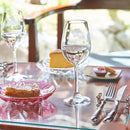 【江戸切子】富士山に鶴・桜 ワイングラスペア | TABLEAU