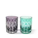 【江戸切子】矢来魚子紋 オールドグラスペア | TABLEAU