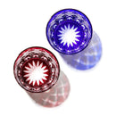 【江戸切子】矢来魚子紋 オールドグラスペア | TABLEAU