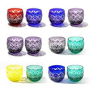 【江戸切子】矢来魚子紋 ぐい呑ペア | TABLEAU