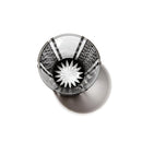 【江戸硝子】黒小紋「鹿の子」「三筋格子」「割付柄」 フリーカップ | TABLEAU