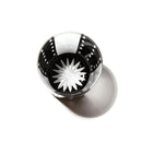 【江戸硝子】黒小紋「鹿の子」「割付柄」「麻ノ葉」「豆絞り」「七宝」「竹の節」 オールドグラス | TABLEAU