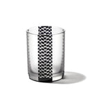 【江戸硝子】黒小紋「鹿の子」「割付柄」「麻ノ葉」「豆絞り」「七宝」「竹の節」 オールドグラス | TABLEAU