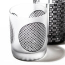 【江戸硝子】黒小紋「鹿の子」「割付柄」「麻ノ葉」「豆絞り」「七宝」「竹の節」 オールドグラス | TABLEAU