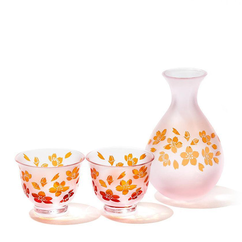 【酒器3点セット】夢柄子 桜紋 | 彫刻 | 太武朗工房