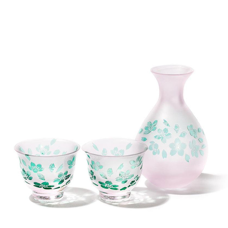 【酒器3点セット】夢柄子 桜紋 | 彫刻 | 太武朗工房
