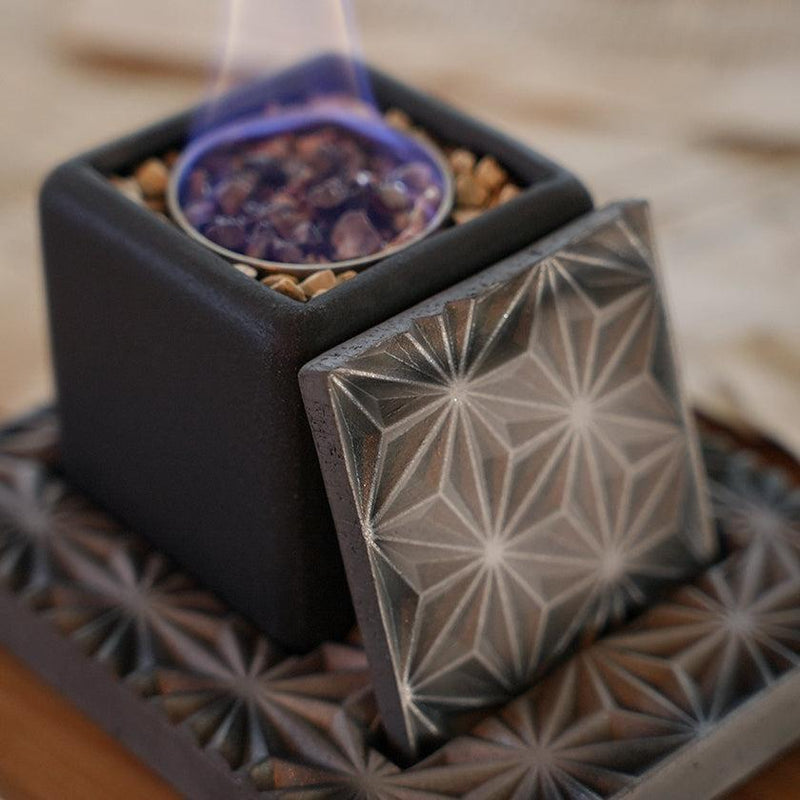 【焚火台】燈瓦 卓上 | 菊間瓦 | モノツク