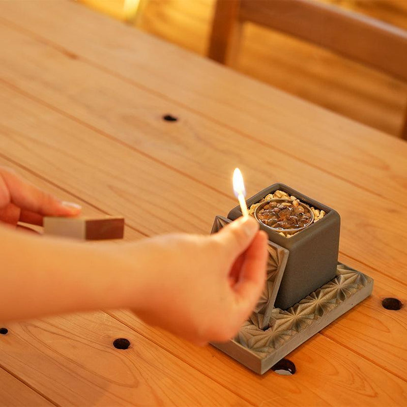 【焚火台】燈瓦 卓上 | 菊間瓦 | モノツク