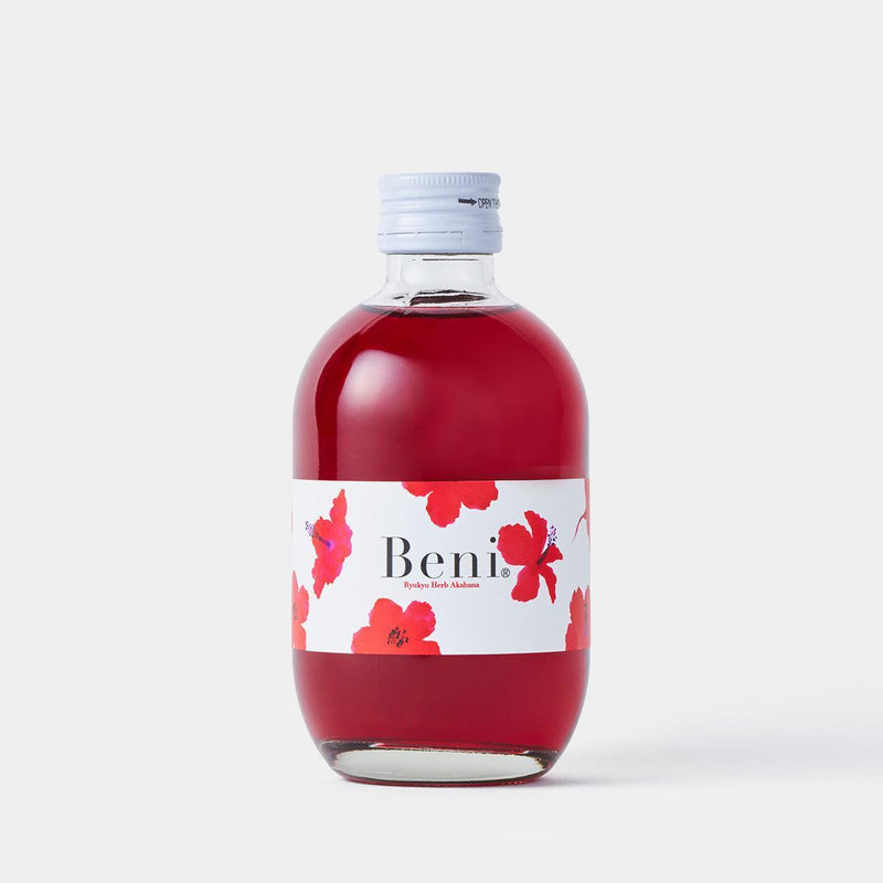 【清涼飲料】Beni 300ml 瓶タイプ | 宮古島のハイビスカス | Beni
