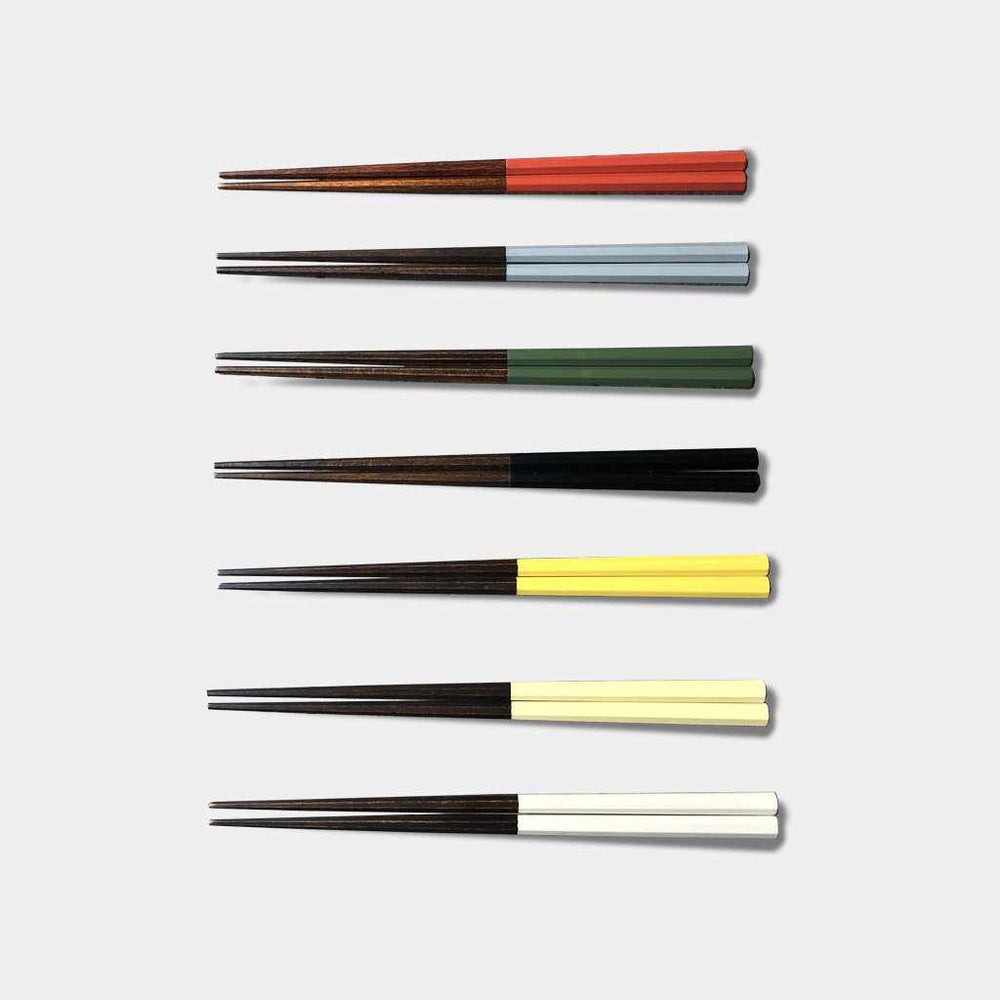 【箸】八角利休塗 7色展開 (21cm, 23cm) | 香川漆器 | 87.5