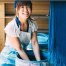 【ストール】天然インディゴ 手染め (3回染め) | 藍染 | インディゴ気仙沼