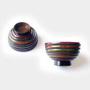 【飯椀】御椀 コマ塗 (内黒,内朱) | 香川漆器 | 87.5