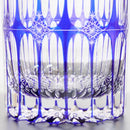 【ロックグラス】凛然 ‐rin zen- (青)｜切子