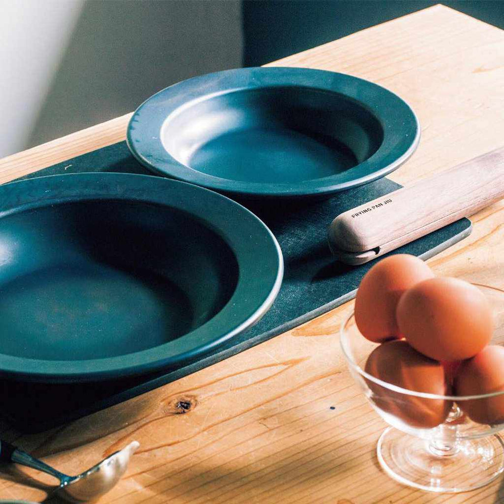 鉄フライパン｜FRYING PAN JIU ハンドルセット（ブナ）L | 金属加工
