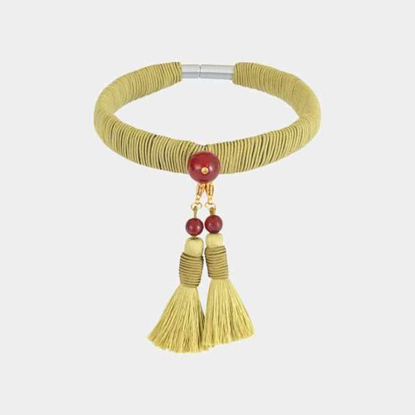 【京念珠】ねこのわ (中野伊助) 猫用ネックレス (首輪) KURAMA