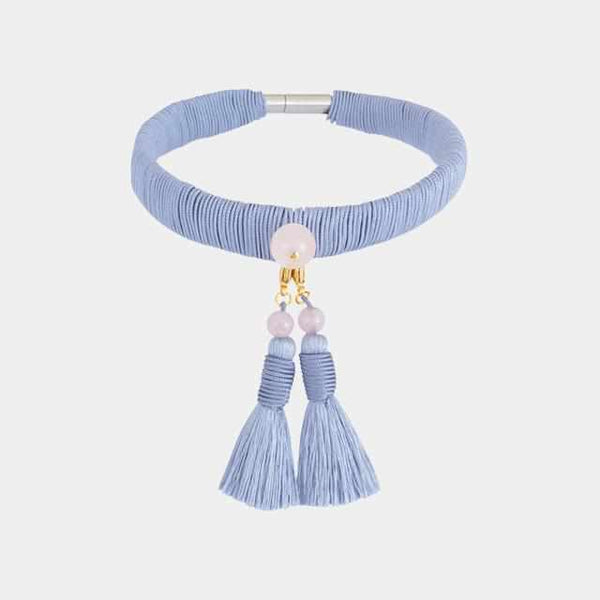 【京念珠】ねこのわ (中野伊助) 猫用ネックレス (首輪) GINKAKU