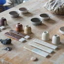 【有田焼】2016/ カースティ ヴァン ノート ディーププレート 180 (グレイクレイ)