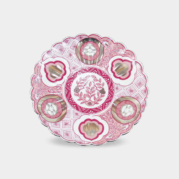 【古伊万里焼】林九郎窯 昴 18cmプレート beni