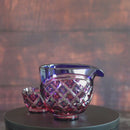 【片口】二重被せ (金赤-瑠璃) | 薩摩切子 | satuma