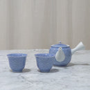 【茶器セット】急須&そり仙茶 (2ヶ) 平戸青海波 | 三川内焼 | 平戸松山窯