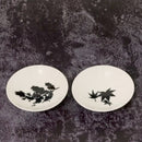 【平盃2点セット】温感 桜・紅葉 平盃 (白) | 美濃焼 | 丸モ高木陶器