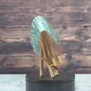 【扇子】箔彩 hakuiro 水浅葱 7.5寸 | 京扇子 | 米原康人