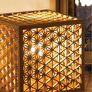 【ライト】乱れ組子 行燈 麻の葉 | 組子 (大型配送料2,500円)