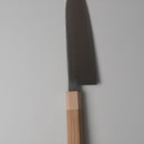 【三徳包丁】ゴールド割込 V5 槌目 樫八角メープル口輪 180 | 堺打刃物｜一刀斎虎徹