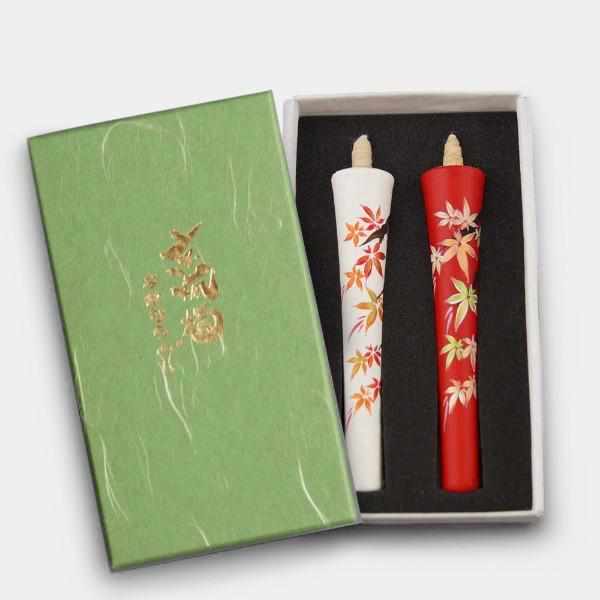 【キャンドル】碇型4匁 紅葉 | 和ろうそく | 中村ローソク
