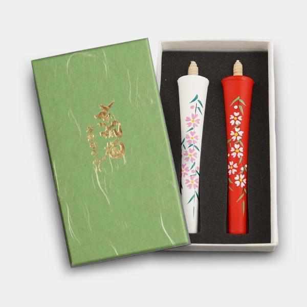 【キャンドル】碇型4匁 しだれ桜 | 和ろうそく | 中村ローソク
