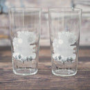 【タンブラーグラス2点セット】冷感 雪結晶 | 丸モ高木陶器