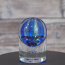 【吹きガラス】Izumo 一輪挿し Bloom ブルー (大)