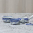 【茶器セット】平急須&さまし&丸平仙茶 平戸十草雷紋 | 三川内焼 | 平戸松山窯