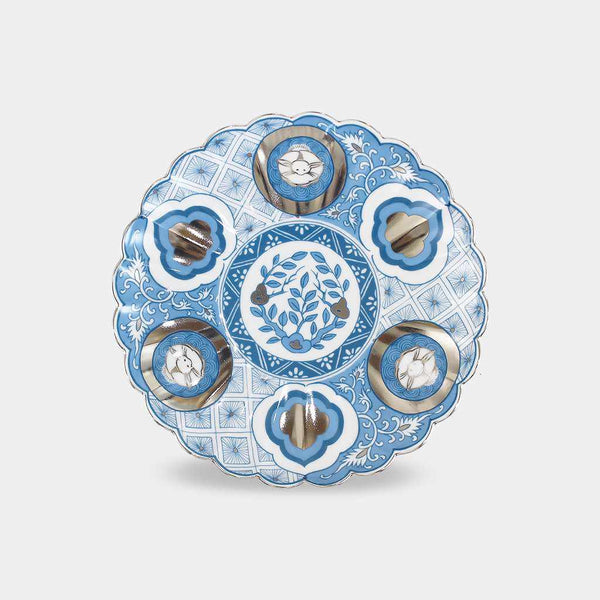 【古伊万里焼】林九郎窯 昴 18cmプレート ai