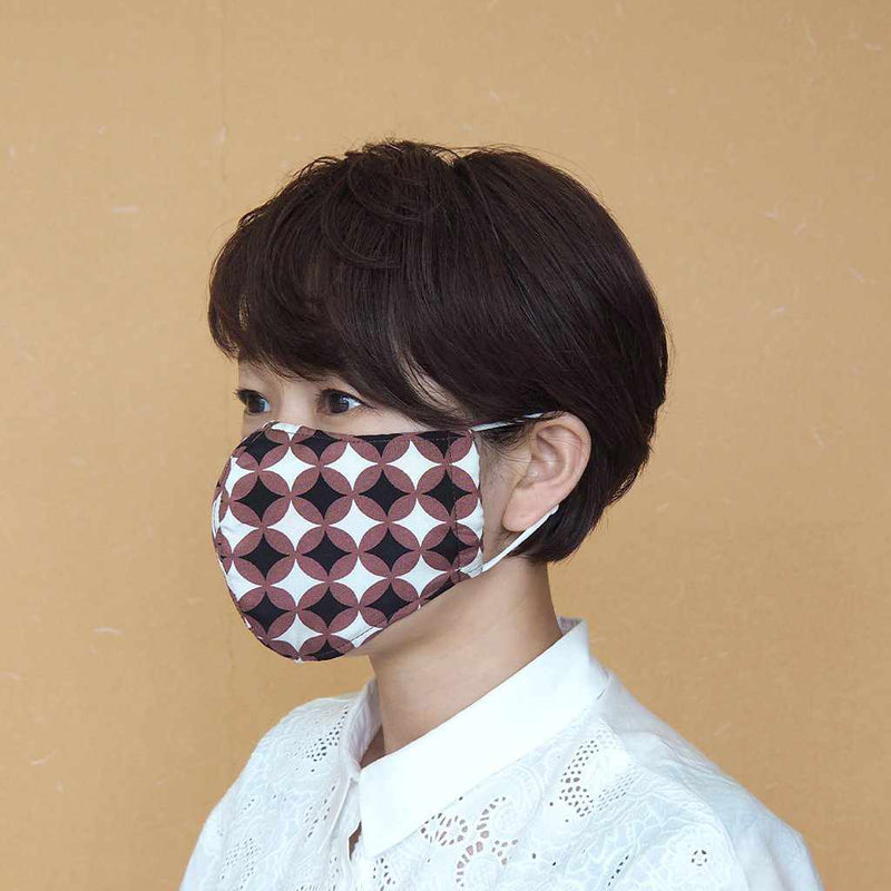 【マスク】KINUMASK 丸形 (男女兼用) H | 京友禅