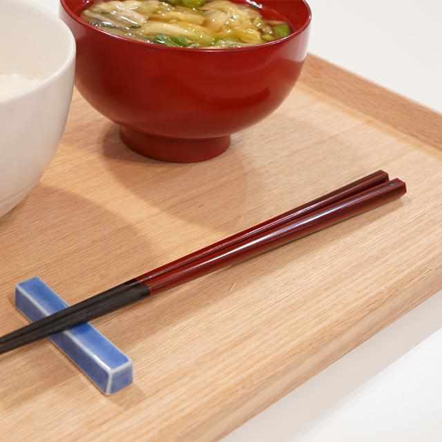 【箸】漆六角 21.5cm | 若狭塗 | 箸蔵まつかん